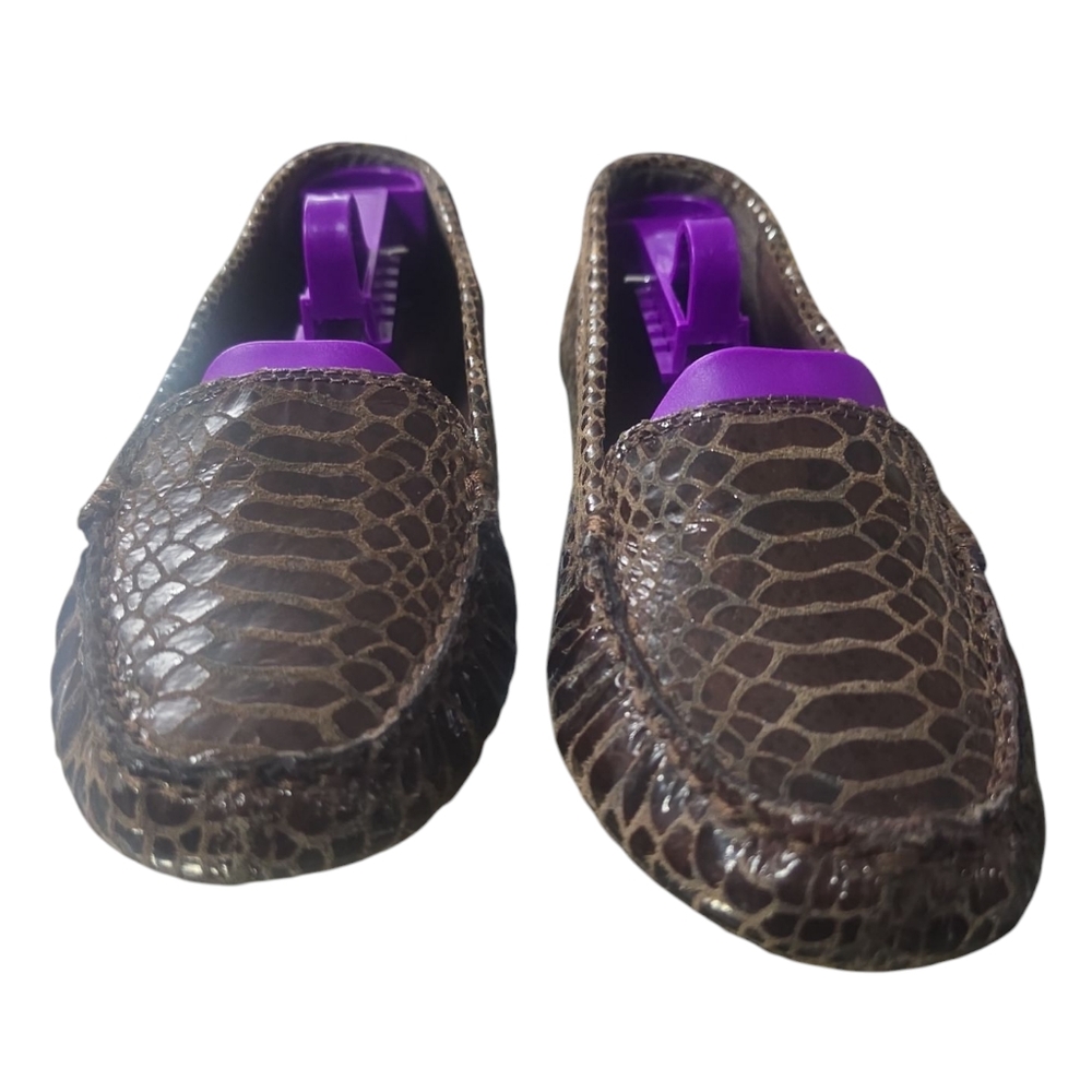 NWOT Aerosoles Womens Brown Leather Loafers